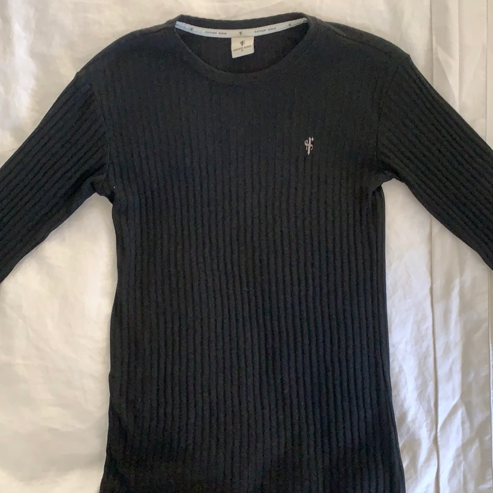 Father Sons Black Sweater